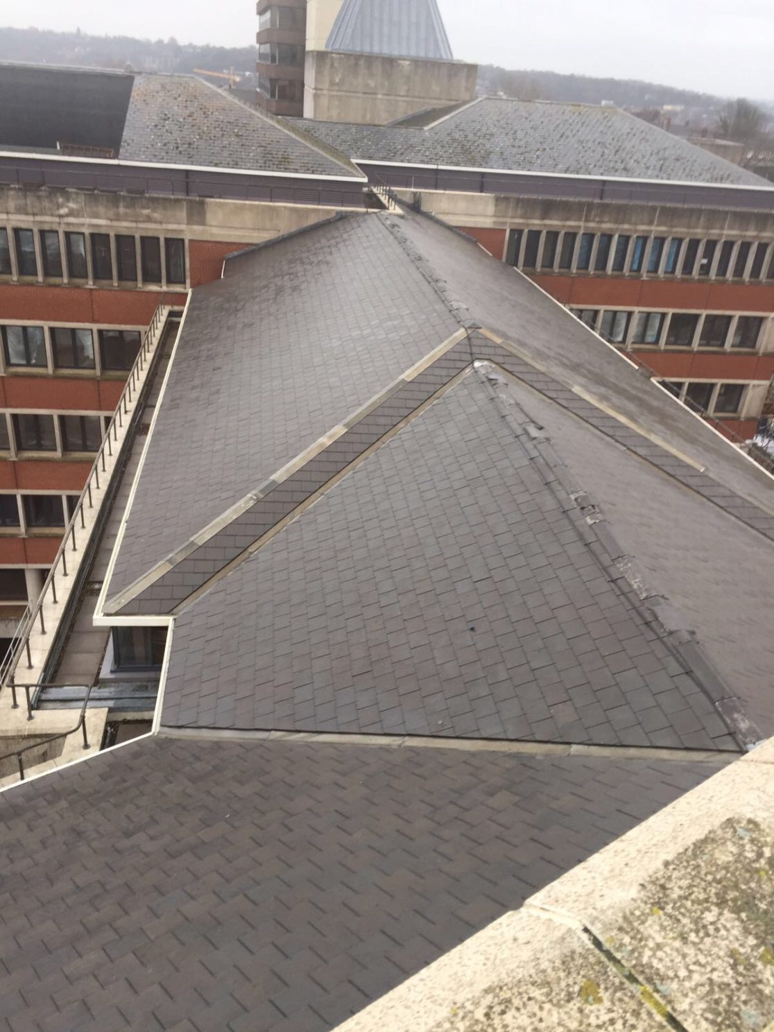 Sentinel house Norwich - Doff and Wet blast