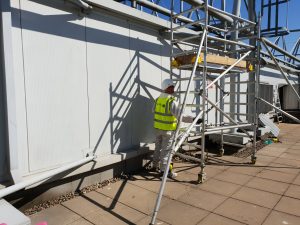 Painting platform - working at height.