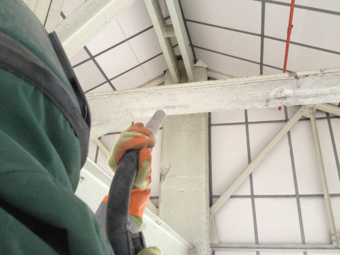 RAF Mildenhall Hanger roof stucture