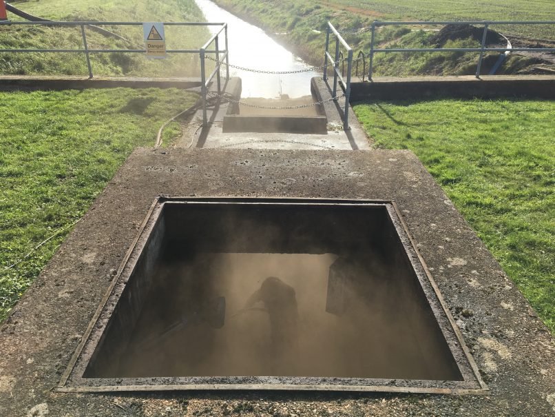 Middleton Stop Pump during renovation