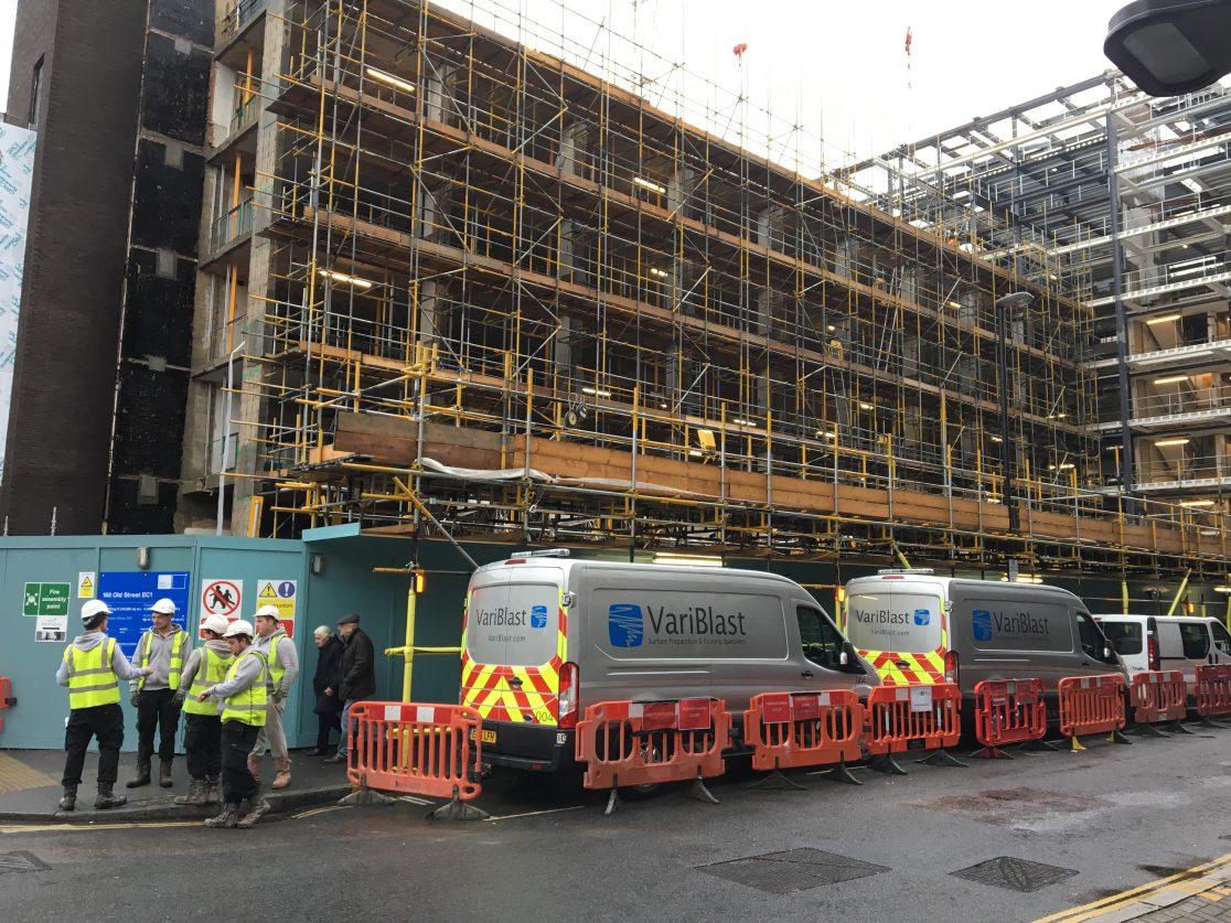 148 Old Street - wet blasting