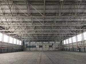 Type C aircraft hangar before refurbishment